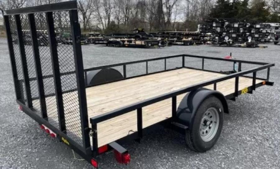 Big Tex 35ES 77" x 14 Economy Single Axle Utility Trailer Image 0