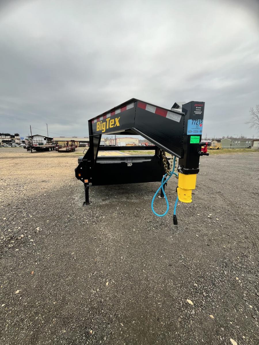 Big Tex 14GN, Gooseneck, 102" x 25', 15.9K, Dovetail, Mega Ramps Image 3