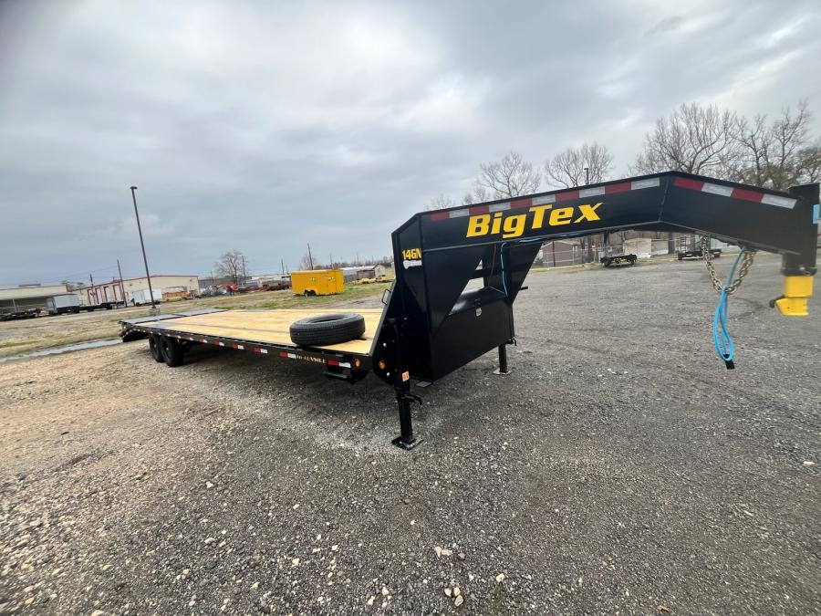 Big Tex 14GN, Gooseneck, 102" x 25', 15.9K, Dovetail, Mega Ramps Image 0