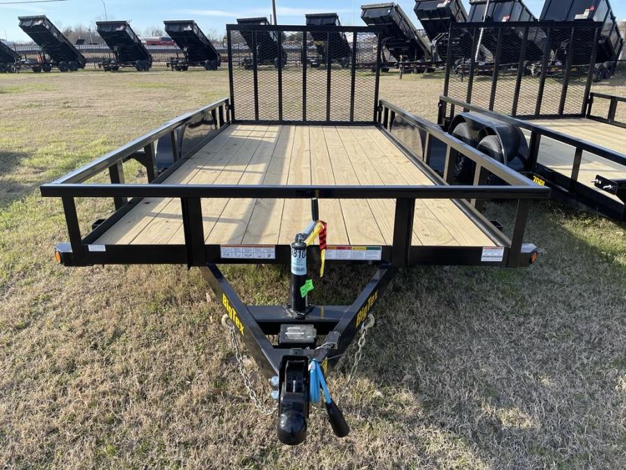 Big Tex 70PI 7K TAND SQ TU UTL 83"x16 BLK Image 1