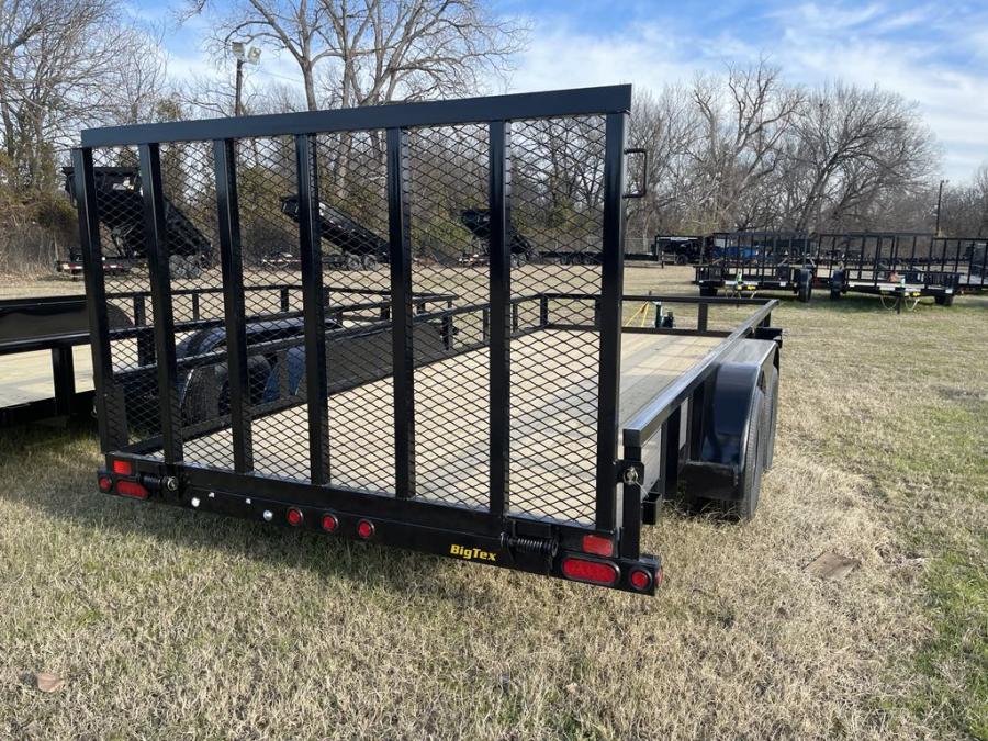 Big Tex 70PI 7K TAND SQ TU UTL 83"x16 BLK Image 3