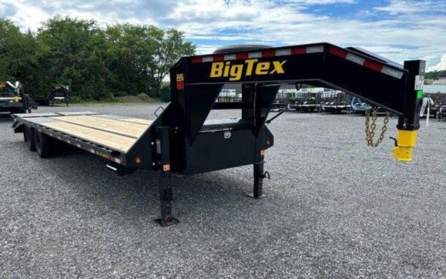 Big Tex 22GN, Gooseneck, 102" x 25', 23.9K, Dovetail, Mega Ramps Image 1