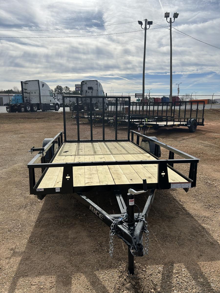 RICE SST RICE - ECON 3.5K SINGLE AXLE UTL 76X12 BLACK - TIRE MT Image 2