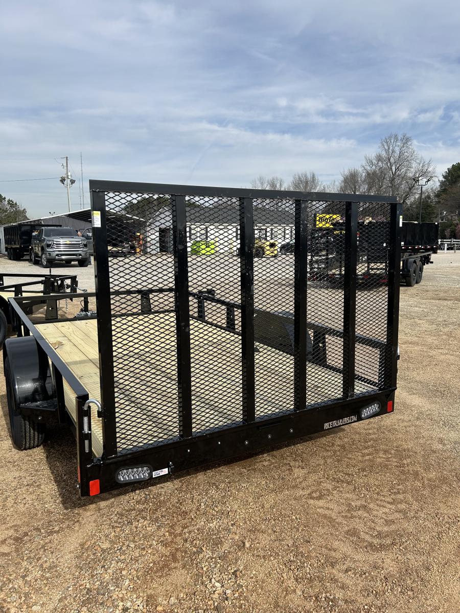RICE SST RICE - ECON 3.5K SINGLE AXLE UTL 76X12 BLACK - TIRE MT Image 2