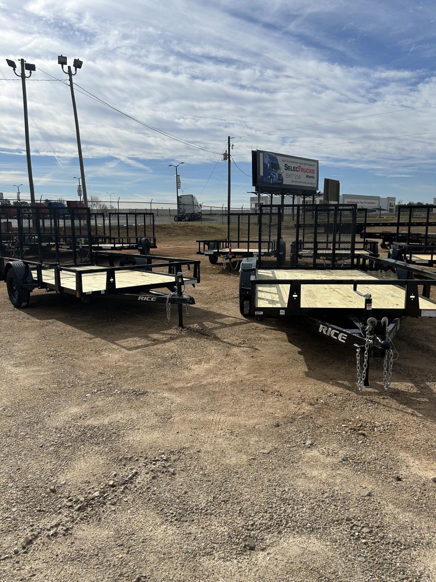 RICE SST RICE - ECON 7K TANDEM AXLE UTL 76X14 BLACK - TIRE MT Image 1