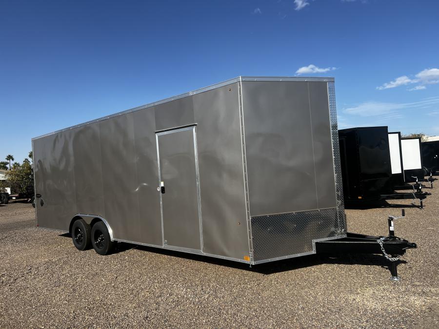 K102 ENCLOSED CARGO 8.5 X 24 FLAT TOP/  V FRONT Image 0