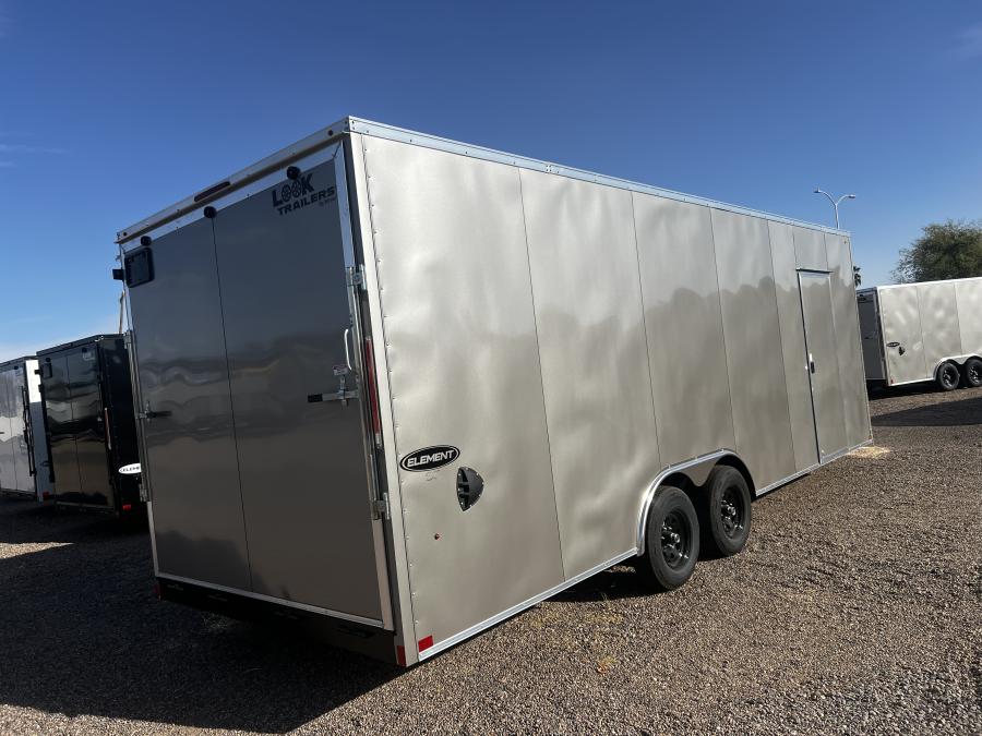 K102 ENCLOSED CARGO 8.5 X 24 FLAT TOP/  V FRONT Image 1