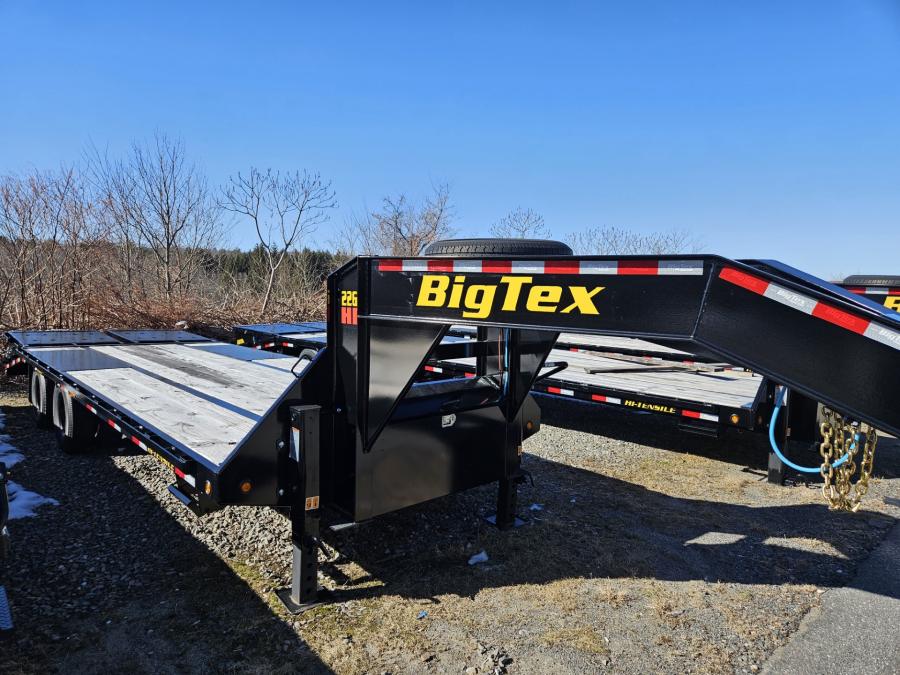 Big Tex 22GN, Gooseneck, 102″ x 25′, 23.9K, Dovetail, Mega Ramps Image 0