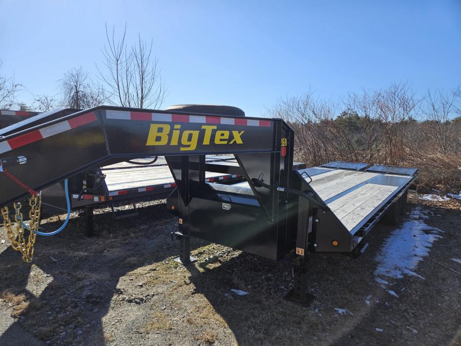 Big Tex 22GN, Gooseneck, 102″ x 25′, 23.9K, Dovetail, Mega Ramps Image 1