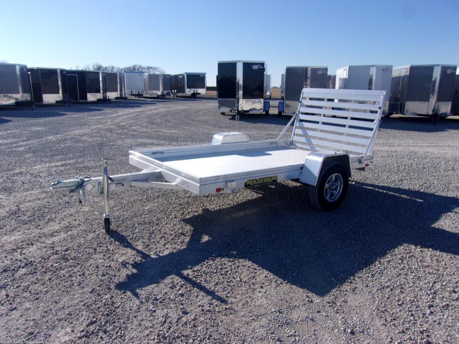 Aluma 6810 Aluma 68″ x 120″ SA Utility Trailer with Tailgate image 0