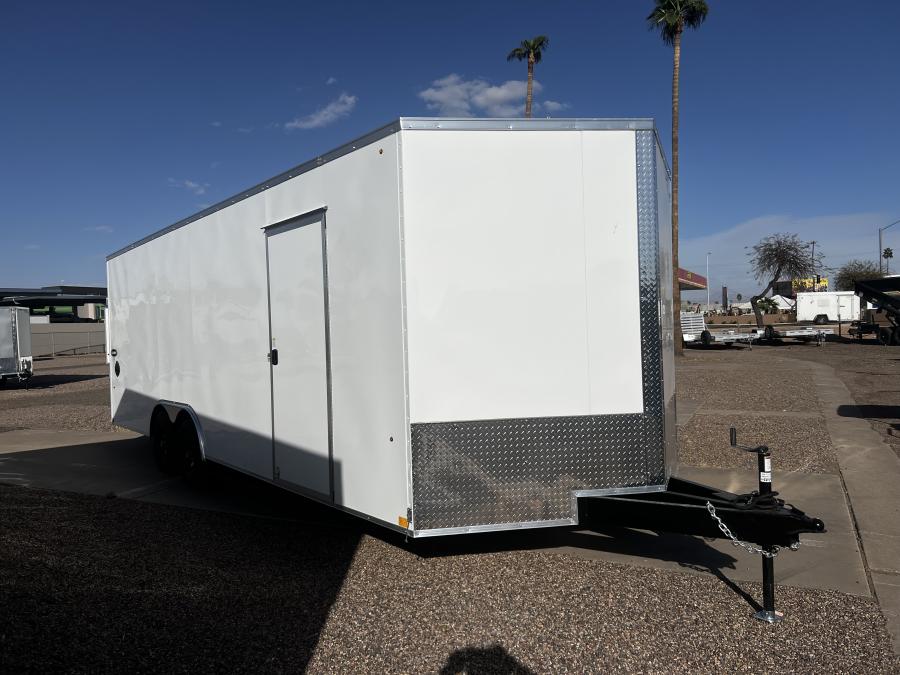 K102 85X24 OUTBACK DLX FLAT TOP VNOSE ENCLOSED CARGO 10K Image 0