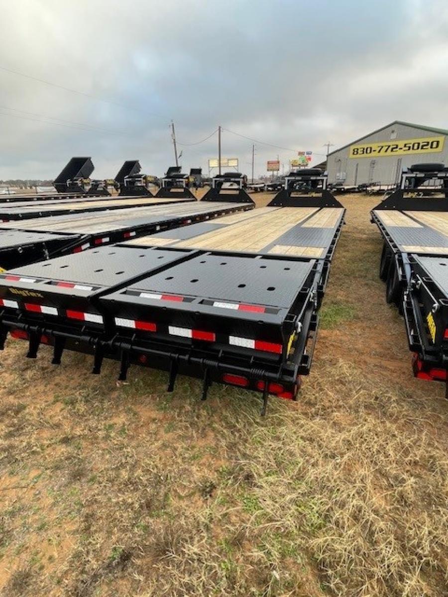 Big Tex 25GN, Gooseneck, 102″ x 30′, 25.9K, Dovetail, Mega Ramps Image 1