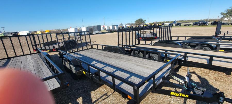 Big Tex 70PI 7K TAND SQ TU UTL 83"x18 BLK Image 1