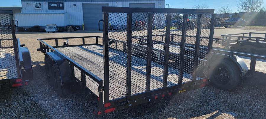 Big Tex 70PI 7K TAND SQ TU UTL 83"x18 BLK Image 2