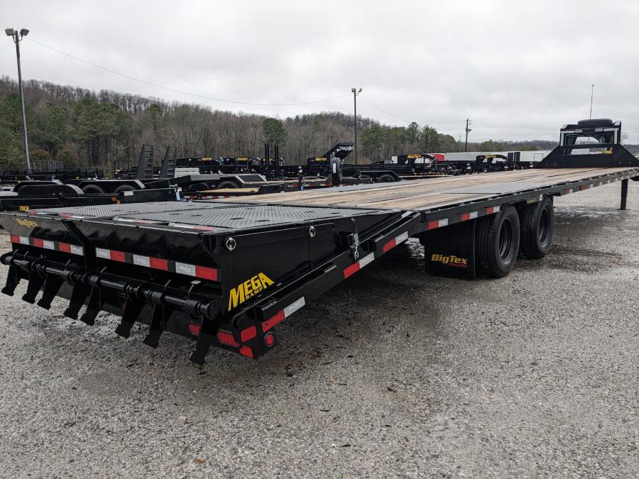 Big Tex 22GN, Gooseneck, 102″ x 40′, 23.9K, Dovetail, Mega Ramps image 3