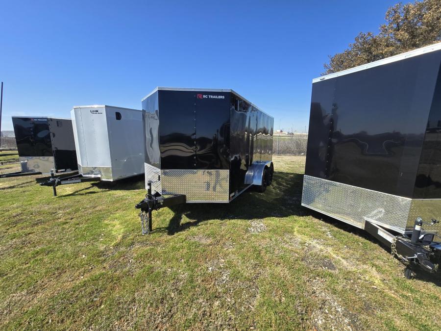 RWT7 RWT 7 x 16 TA FLAT TOP WEDGE ENCLOSED TRAILER BY RC Image 0