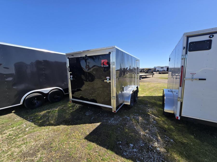 RWT7 RWT 7 x 16 TA FLAT TOP WEDGE ENCLOSED TRAILER BY RC Image 2