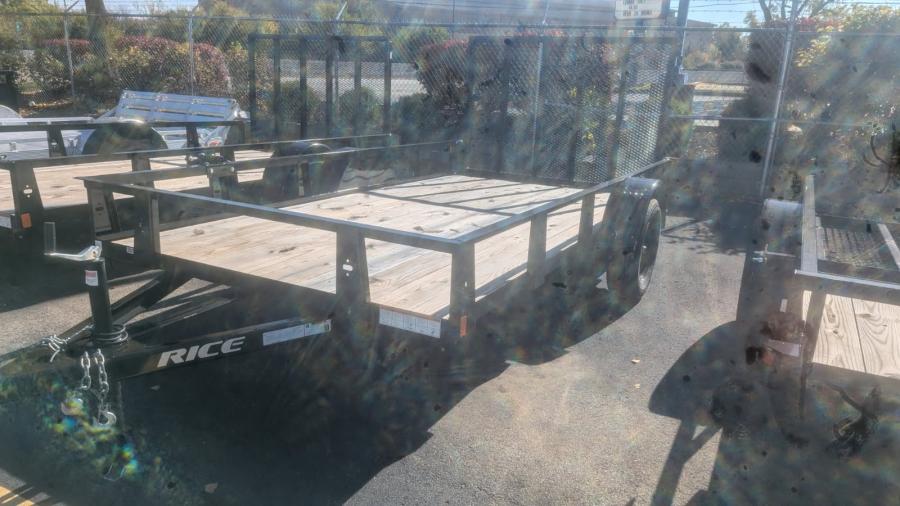 RICE SST RICE - ECON 3.5K SINGLE AXLE UTL 76X12 BLACK - TIRE MT Image 0