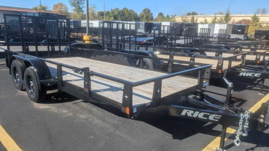 RICE SST RICE – ECON 7K TANDEM AXLE UTL 76X14 BLACK – TIRE MT Image 1