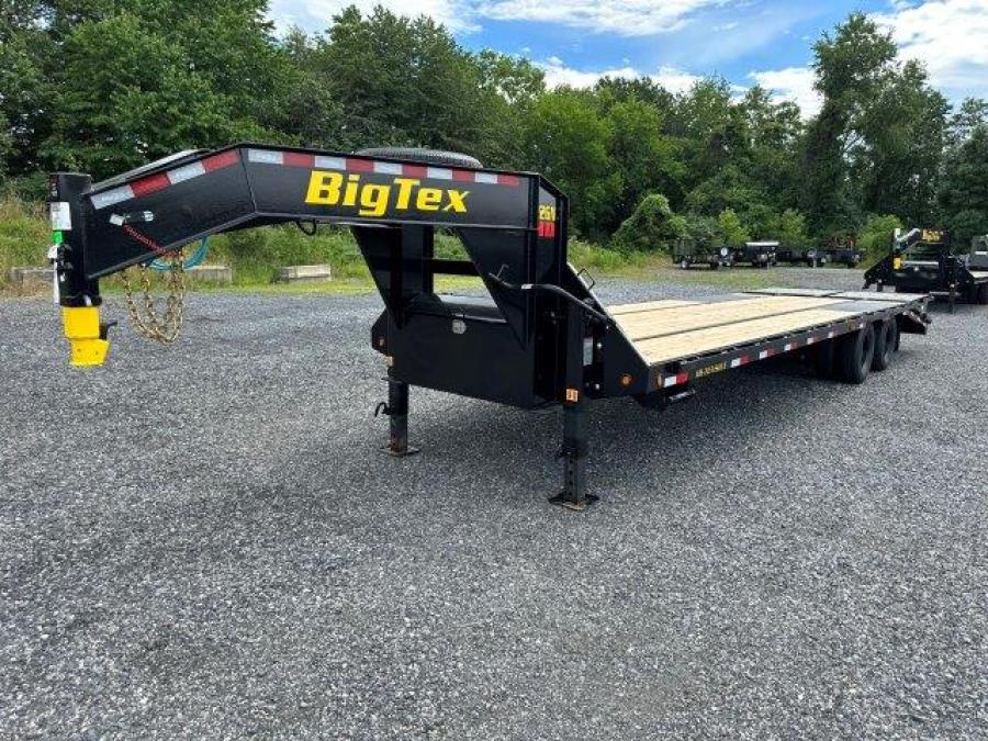 Big Tex 22GN, Gooseneck, 102" x 35', 23.9K, Dovetail, Mega Ramps Image 1