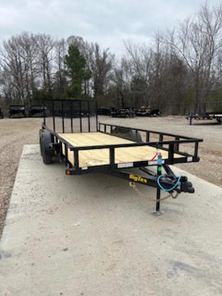 Big Tex 70PI 7K TAND SQ TU UTL 83"x18 BLK Image 0