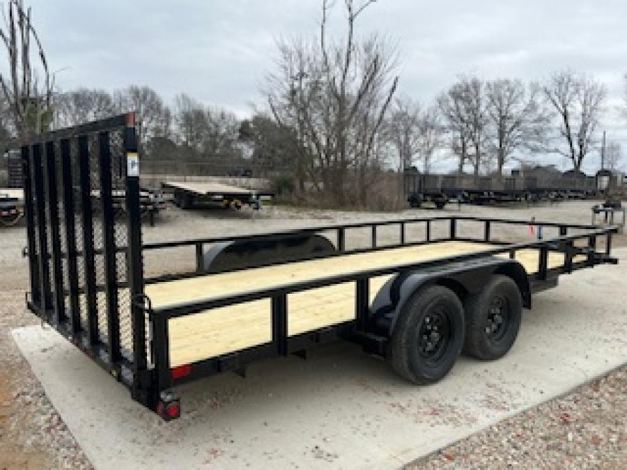Big Tex 70PI 7K TAND SQ TU UTL 83"x18 BLK Image 1