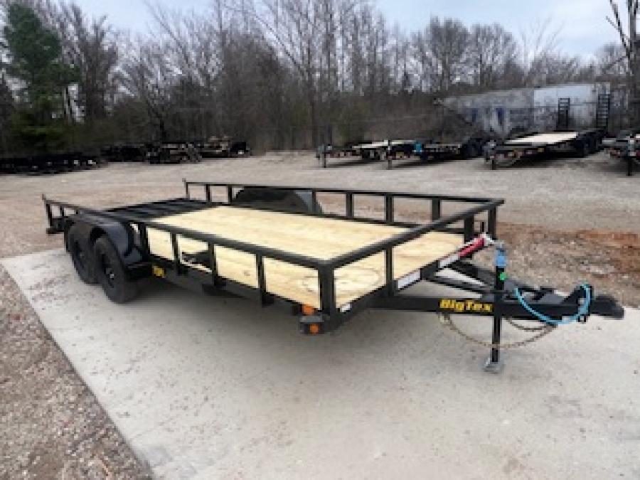 Big Tex 70PI 7K TAND SQ TU UTL 83"x18 BLK Image 2