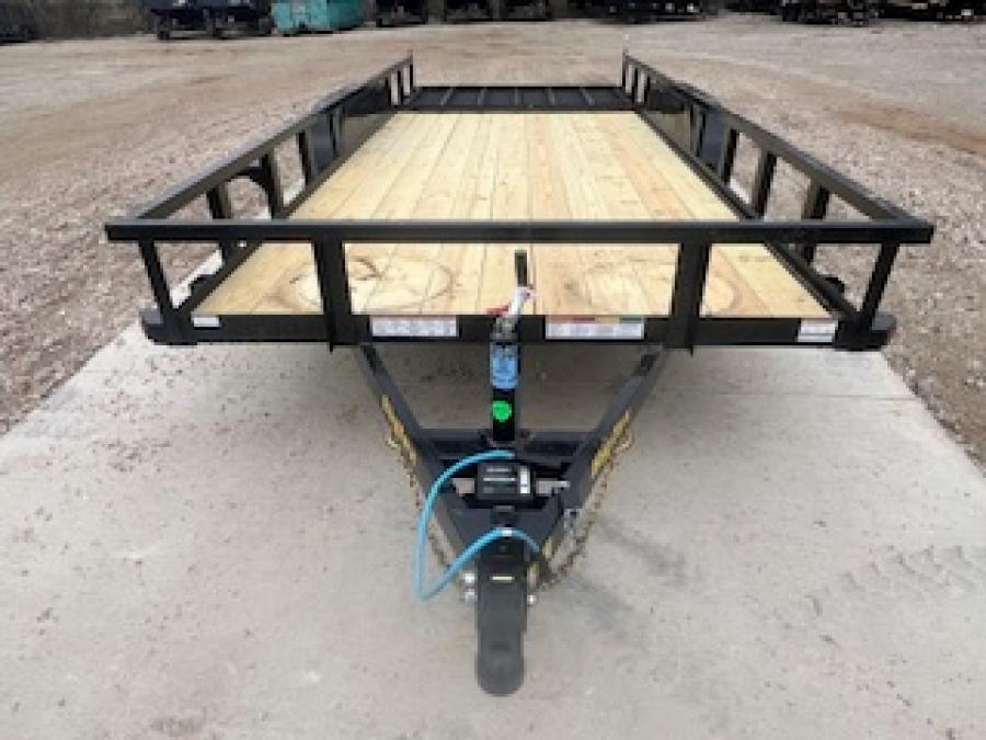 Big Tex 70PI 7K TAND SQ TU UTL 83"x18 BLK Image 5