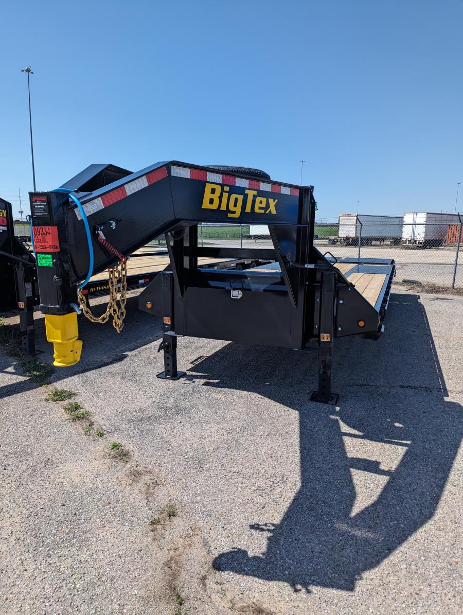 Big Tex 22GN, Gooseneck, 102" x 25', 23.9K, Dovetail, Mega Ramps Image 0