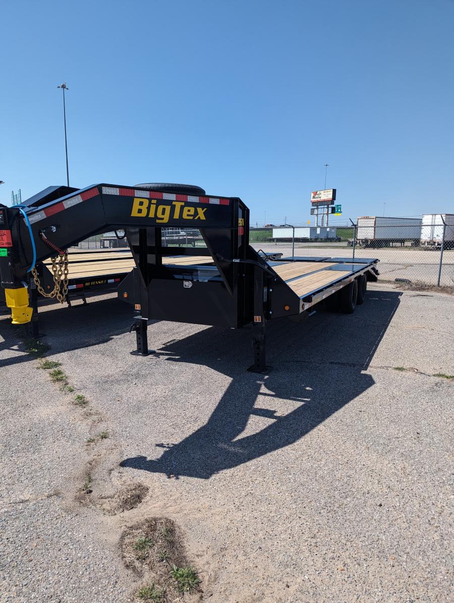 Big Tex 22GN, Gooseneck, 102" x 25', 23.9K, Dovetail, Mega Ramps Image 3