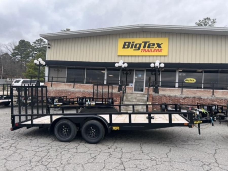 Big Tex 70PI 7K TAND SQ TU UTL 83″X20 BLK image 0