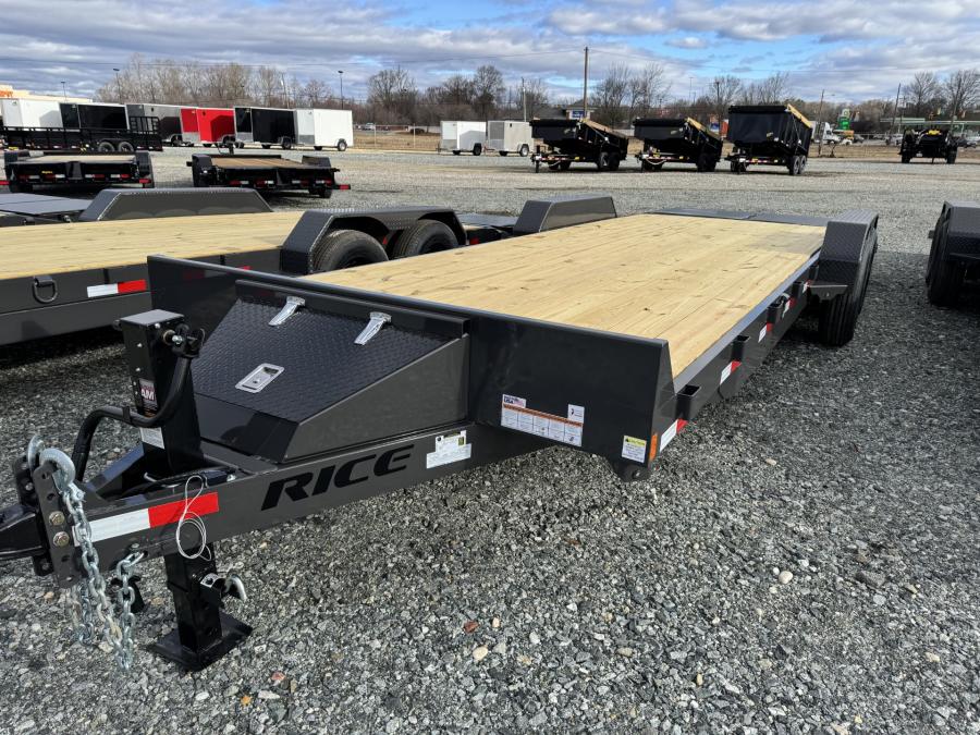 Rice Trailers FME RICE – MAGNUM 14K EQUIPMENT HAULER 20+3 GREY – STANDARD image 0