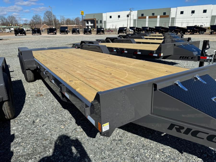 Rice Trailers FME RICE – MAGNUM 14K EQUIPMENT HAULER 20+3 GREY – STANDARD image 1