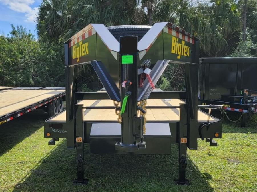 Big Tex 14GN, Gooseneck, 102″ x 25′, 15.9K, Dovetail, Mega Ramps image 0