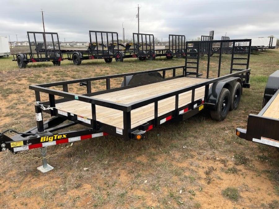 Big Tex 10PI, Utility, 83" x 18', 9.9K, 4' Ramp Gate Image 1