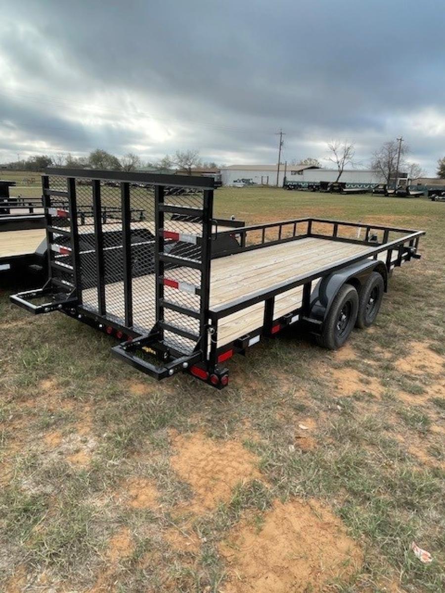 Big Tex 10PI, Utility, 83" x 18', 9.9K, 4' Ramp Gate Image 0