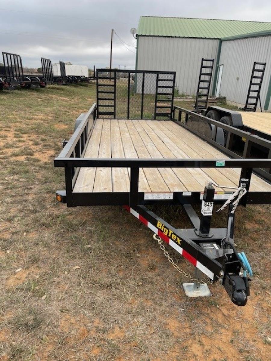 Big Tex 10PI, Utility, 83" x 18', 9.9K, 4' Ramp Gate Image 3