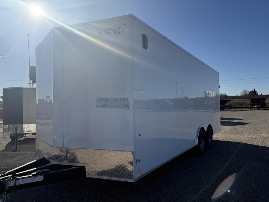 85X20INDIGO DLX FLAT TOP VNOS ENCLOSED CAR HAULER Image 2