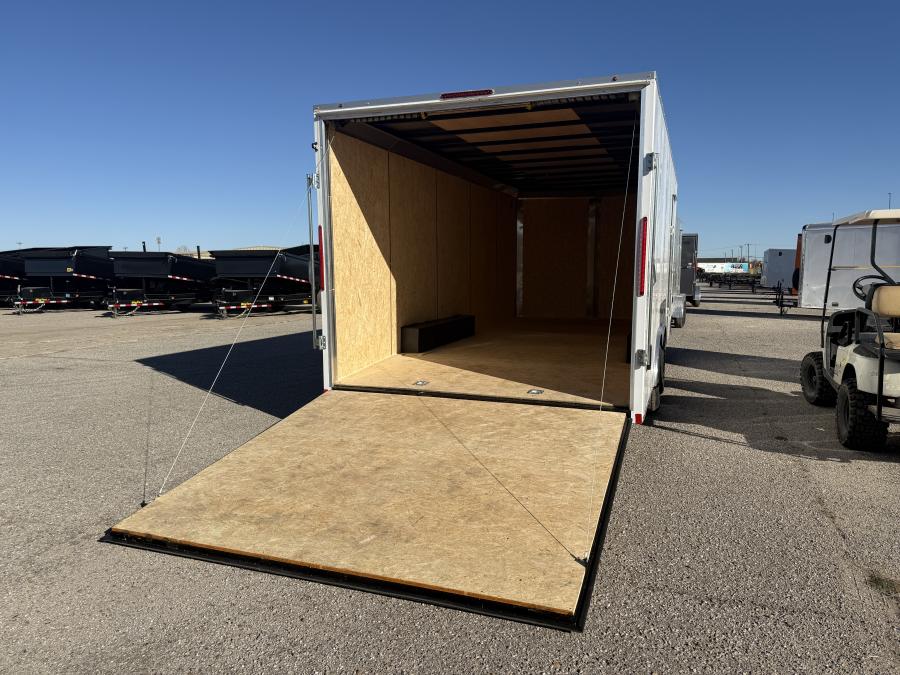 85X20INDIGO DLX FLAT TOP VNOS ENCLOSED CAR HAULER Image 3