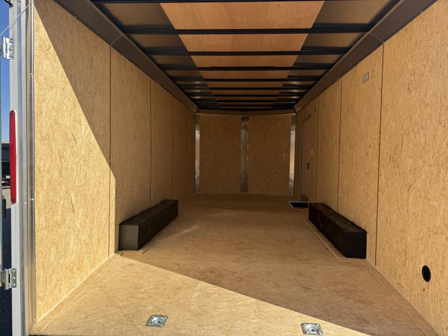 85X20INDIGO DLX FLAT TOP VNOS ENCLOSED CAR HAULER Image 4