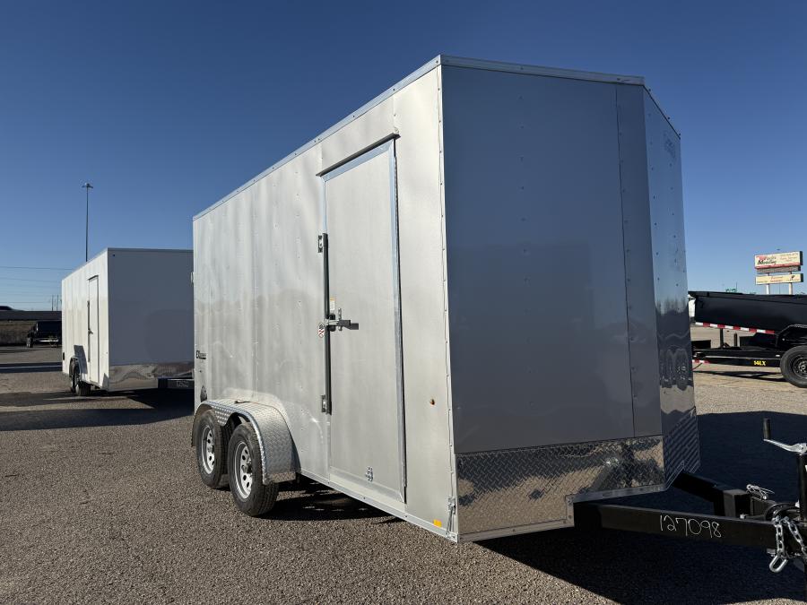 7X14  Deluxe FLAT TOP V-NOSE ENCLOSED CARGO Image 0