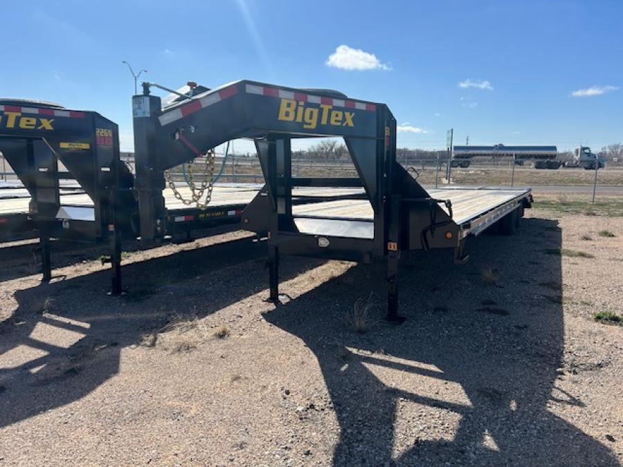 Big Tex 22GN, Gooseneck, 102" x 33', 23.9K, Dovetail, Mega Ramps Image 1
