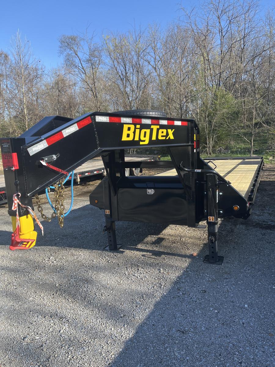 Big Tex 22GN, Gooseneck, 102" x 33', 23.9K, Dovetail, Mega Ramps Image 0
