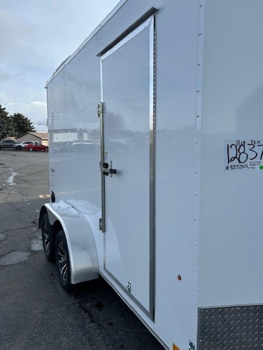 K721 CARGO EXPRESS DLX FLAT TOP VNOSE 6X12 SA ENCLOSED TRAILER Image 1