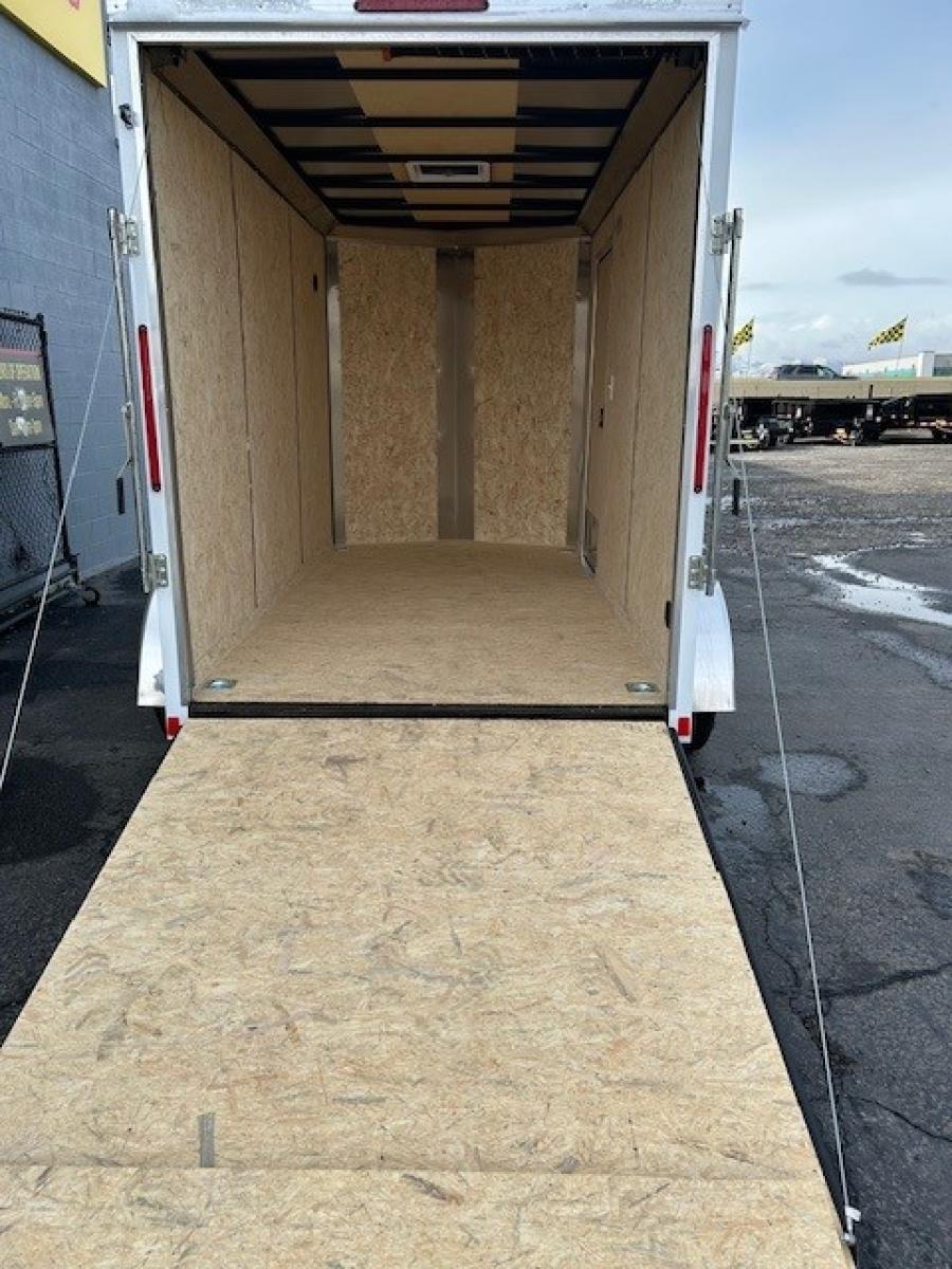 K721 CARGO EXPRESS DLX FLAT TOP VNOSE 6X12 SA ENCLOSED TRAILER Image 3