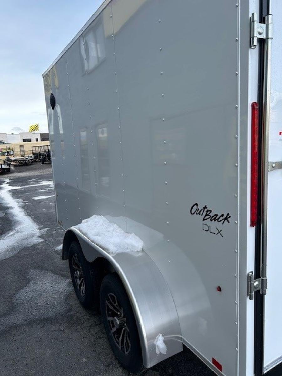 K721 CARGO EXPRESS DLX FLAT TOP VNOSE 6X12 SA ENCLOSED TRAILER Image 4