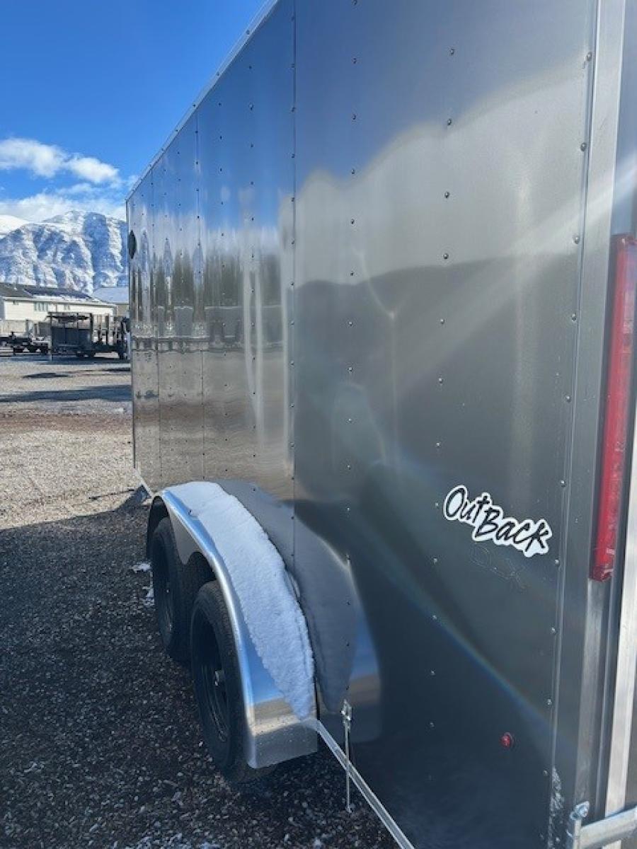 K841 7X16 OUTBACK DLX FLAT TOP VNOSE ENCLOSED CARGO 7K image 2