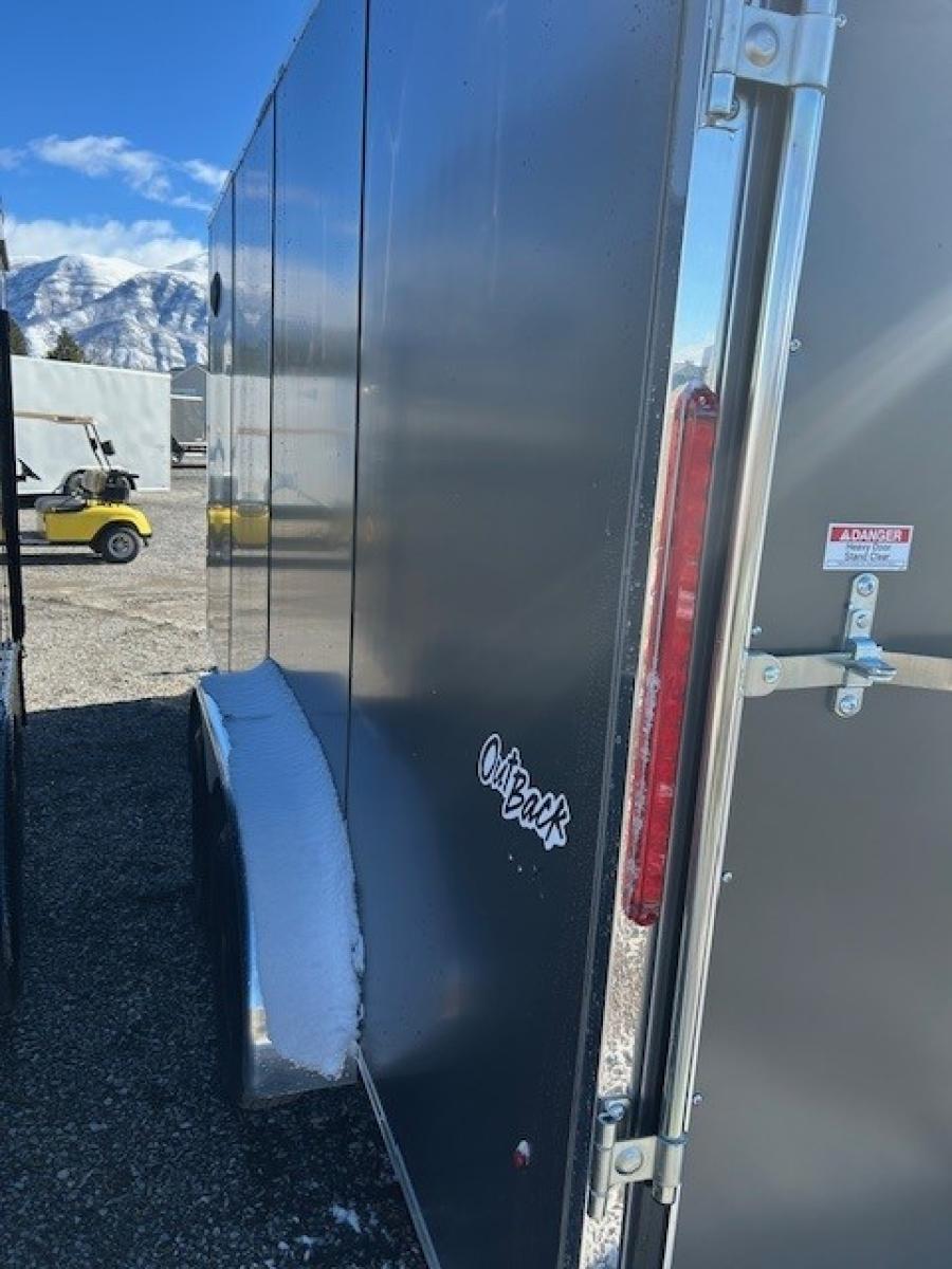 K841 7X16 OUTBACK DLX FLAT TOP VNOSE ENCLOSED CARGO 7K image 4