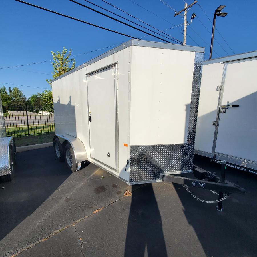 RS61 ENCL 6X12  SA CHARCOAL  RAMP DOOR 6 HT BY ROCK SOLID Image 0