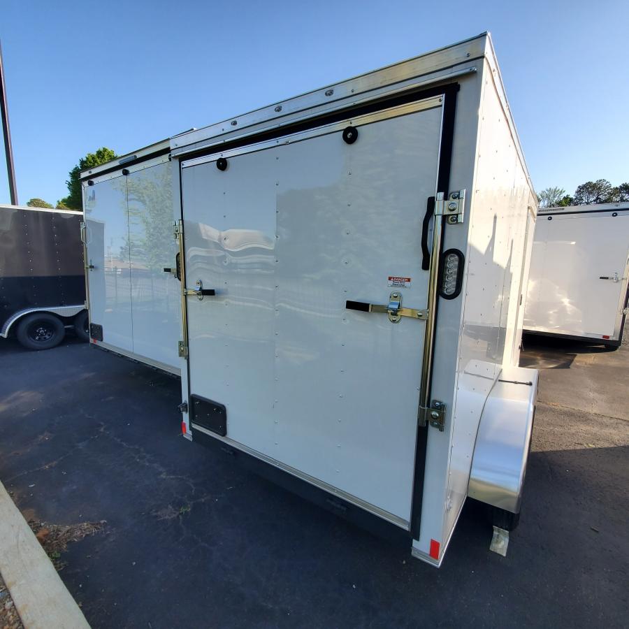 RS61 ENCL 6X12  SA CHARCOAL  RAMP DOOR 6 HT BY ROCK SOLID Image 1
